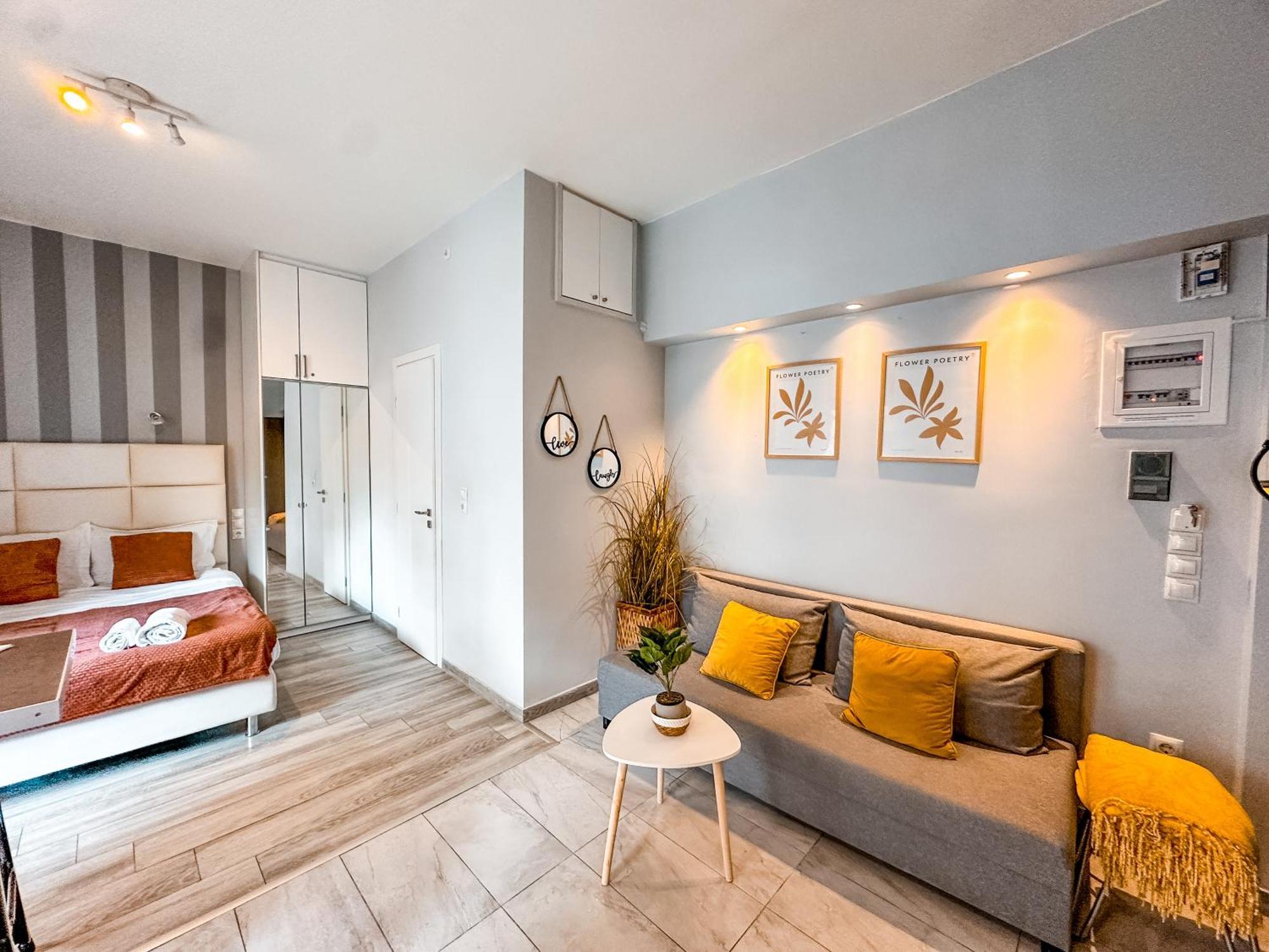 Walk To Markets From A Cozy Studio By Cielo Homes เอเธนส์ ภายนอก รูปภาพ