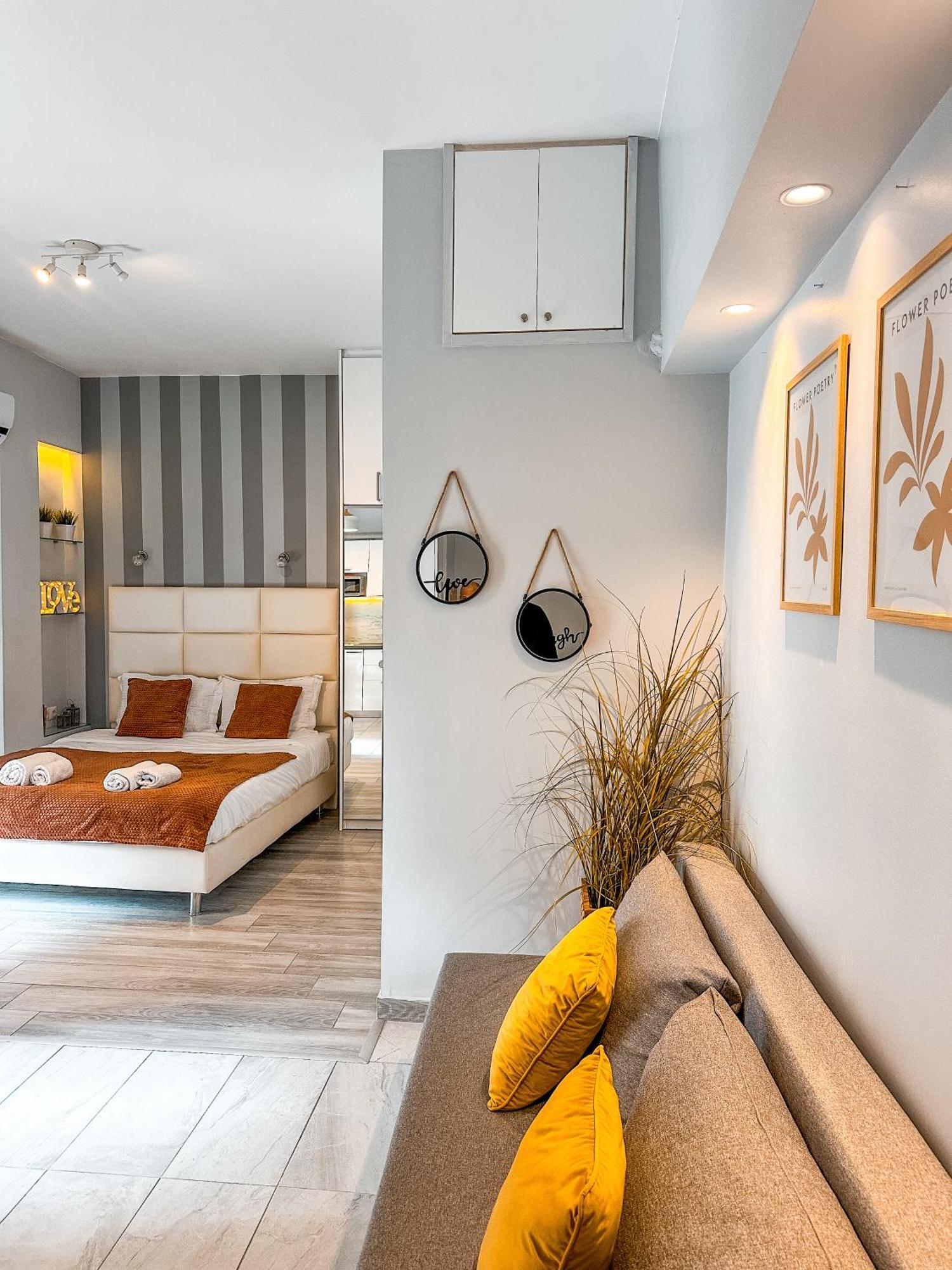 Walk To Markets From A Cozy Studio By Cielo Homes เอเธนส์ ภายนอก รูปภาพ
